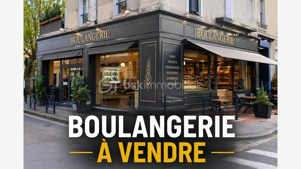 AV boulangerie clé en main + terrasse + logement
