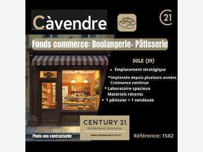 Vente boulangerie/Pâtisserie sur Dole empl strat