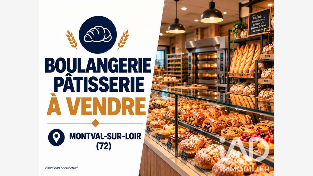 Vente boulangerie patisserie à Montval-sur-Loir