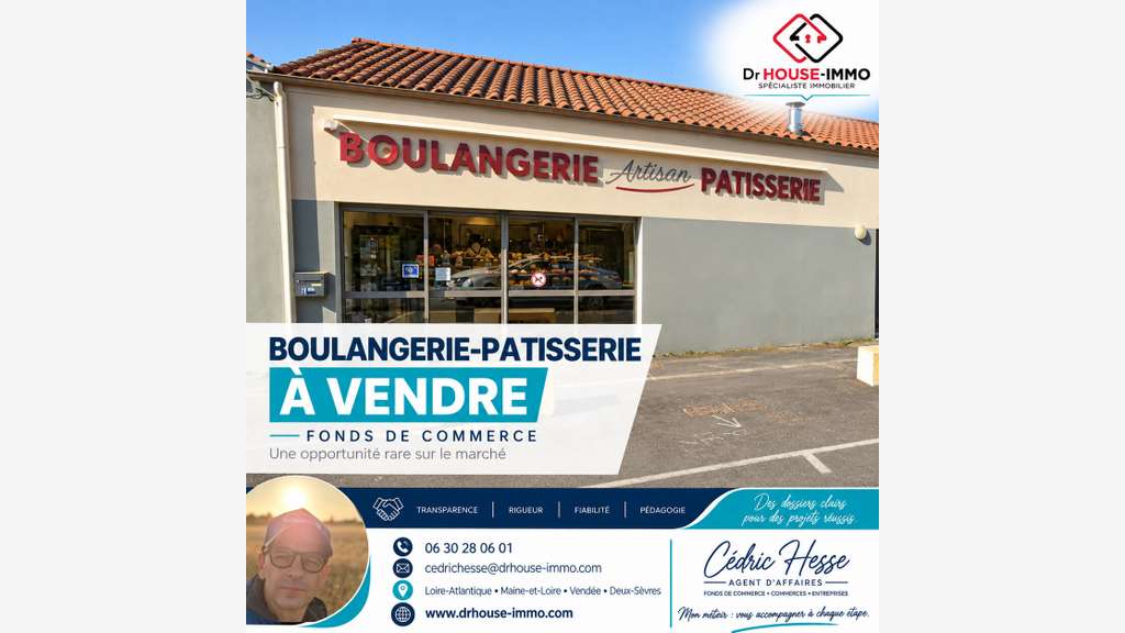 Vente boulangerie pât. à Saint-Crespin-sur-Moine