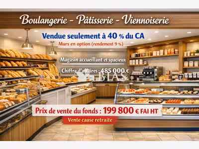 Vente boulangerie pâtisserie viennoiserie dept 76