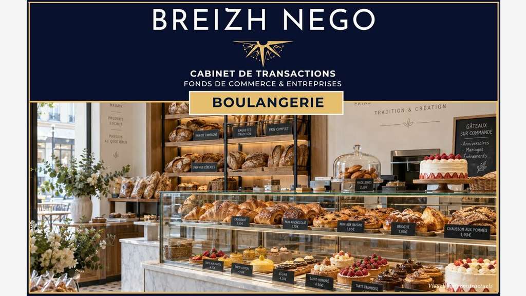 Vente boulangerie sur île prisée du Sud Morbihan