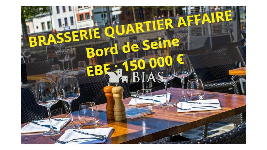 Vente brasserie bar 90 hecto à Rouen bord de Seine