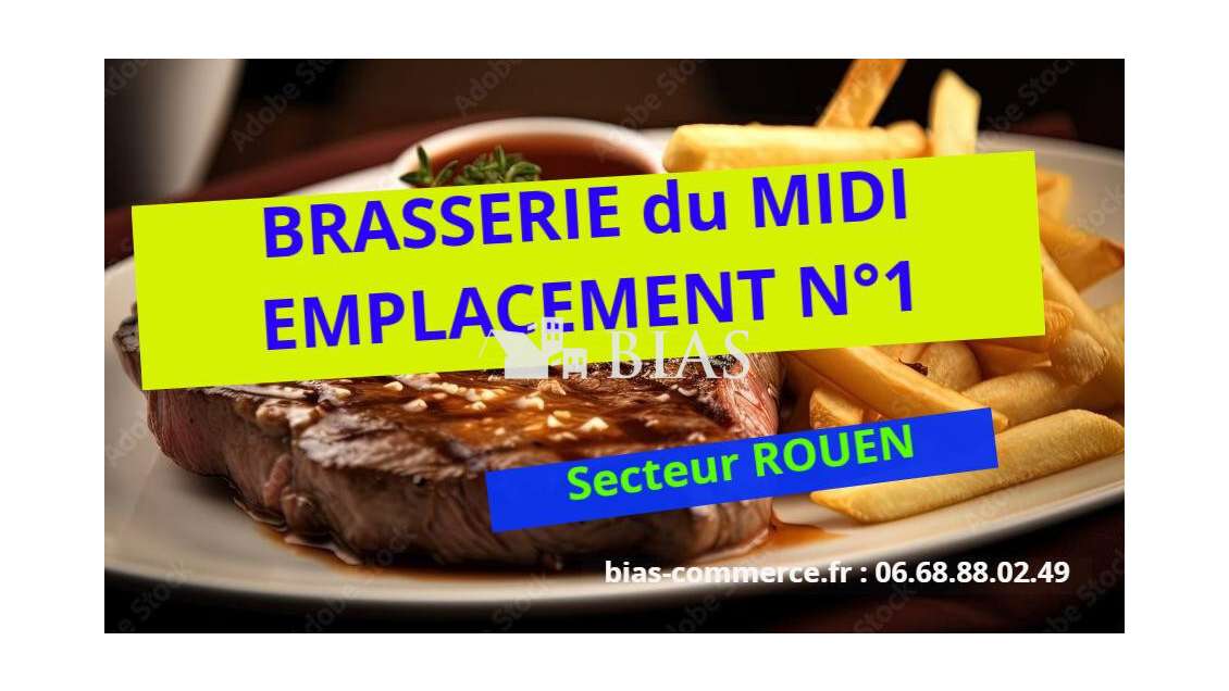 Brasserie du midi 130 pl à vendre Seine Maritime