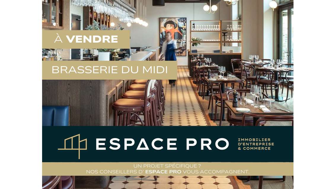 Vente FDC brasserie du midi proche centre  de Caen