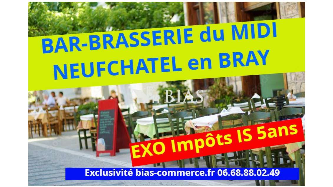 Vente brasserie du midi en centre ville bureau 76