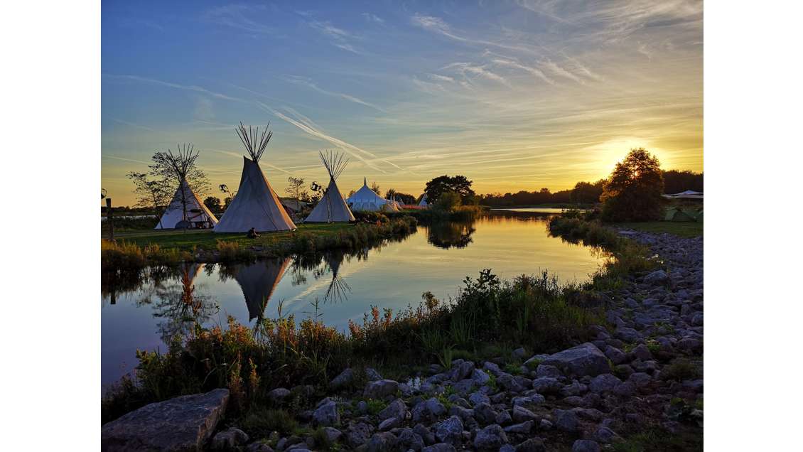 A vendre camping au vert en bord de rivière