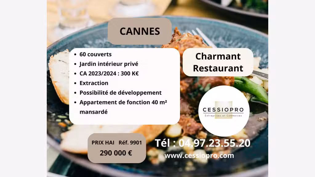 AV Charmant restaurant terrasse à Cannes Banane