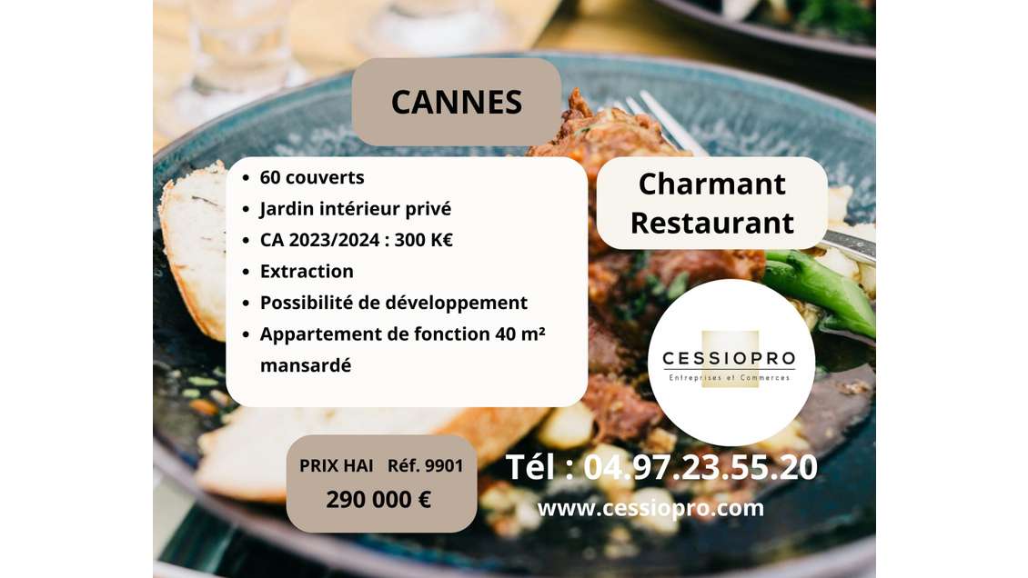 AV Charmant restaurant terrasse à Cannes Banane