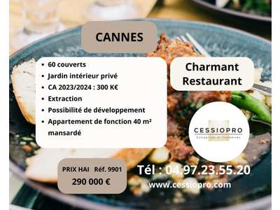 Vente Restaurant à Cannes