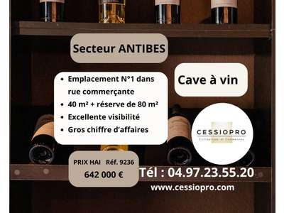 Vente Alimentation à Antibes