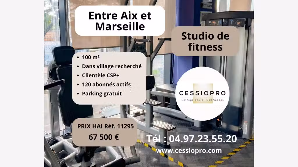 AV studio de fitness intimiste et récent 13