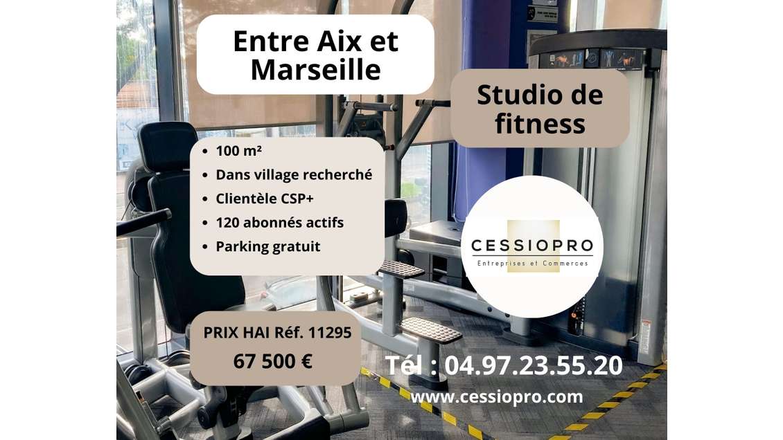 AV studio de fitness intimiste et récent 13