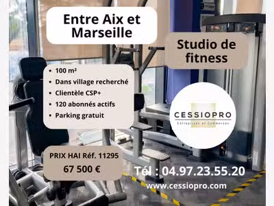 AV studio de fitness intimiste et récent 13