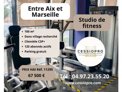 Vente Club de Sport - Salle de Gym à Bouc-Bel-Air