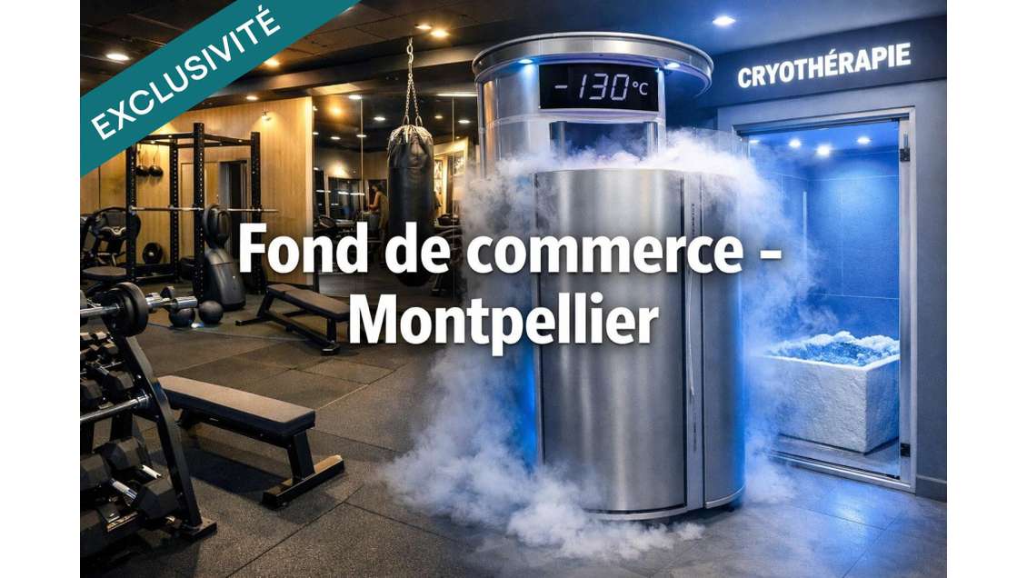 Vente centre de bien être cryothérapie Montpellier
