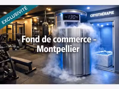 Vente centre de bien être cryothérapie Montpellier