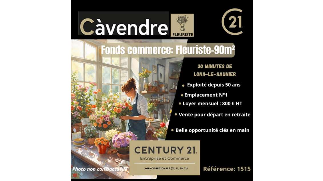 Cession FDC de fleurs belle renommée dans le Jura