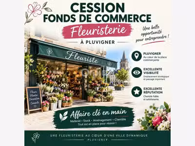Cession FDC fleuristerie empl N°1 à Pluvigner