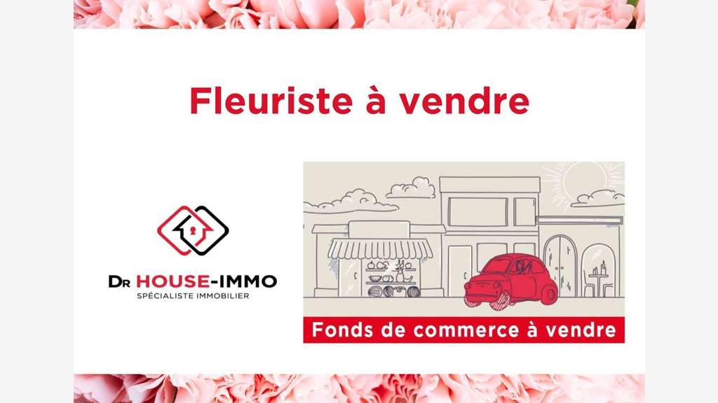A vendre FDC fleuriste centre-ville de l'Ain