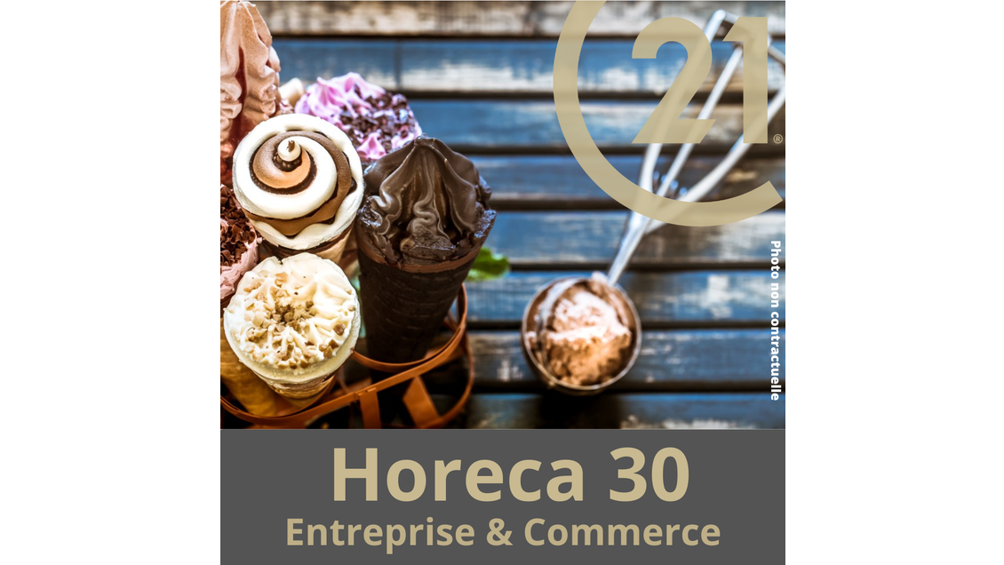 Vente commerce de glacier sur littoral héraultais