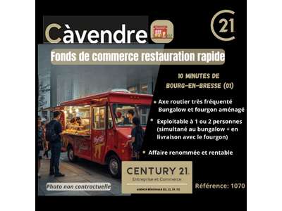 Vente Restauration rapide à Bourg-en-Bresse