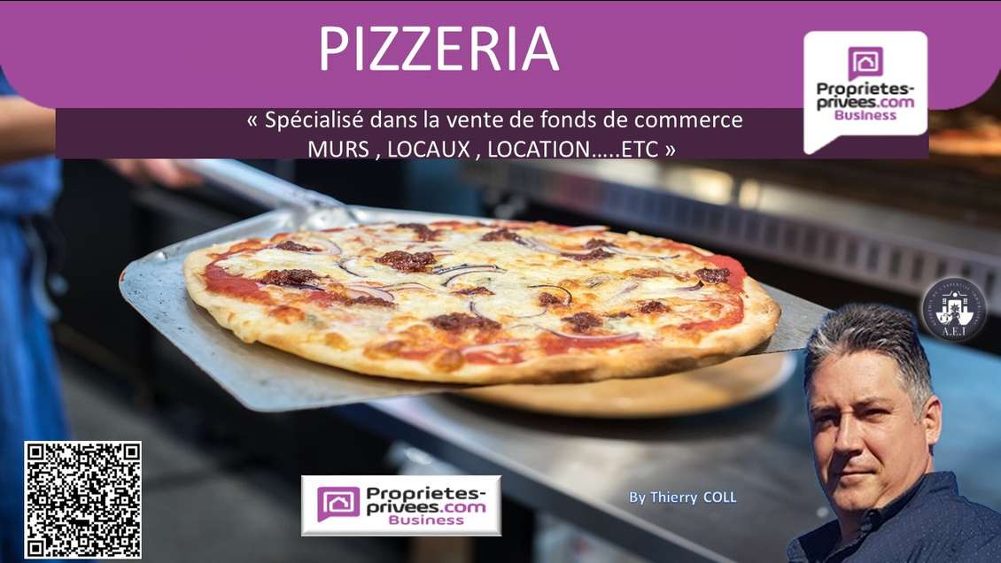 Vente pizzeria 30 couverts idéalement située Bron