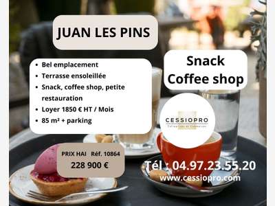Cède snack coffee shop petite restauration dept 06
