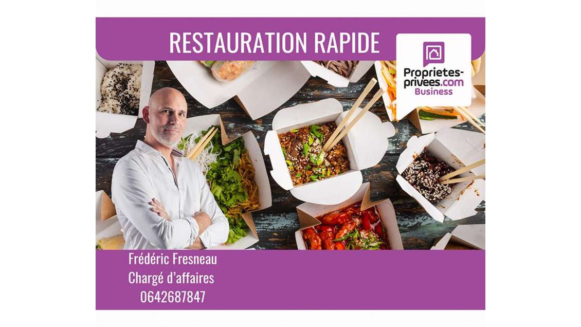 Vente restaurant rapide secteur Nord Lorient