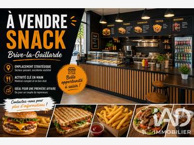 Vente Restauration rapide à Brive-la-Gaillarde