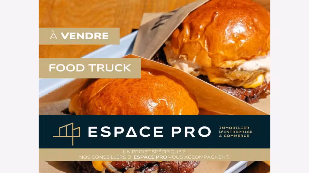 Food truck burgers à vendre sur Caen