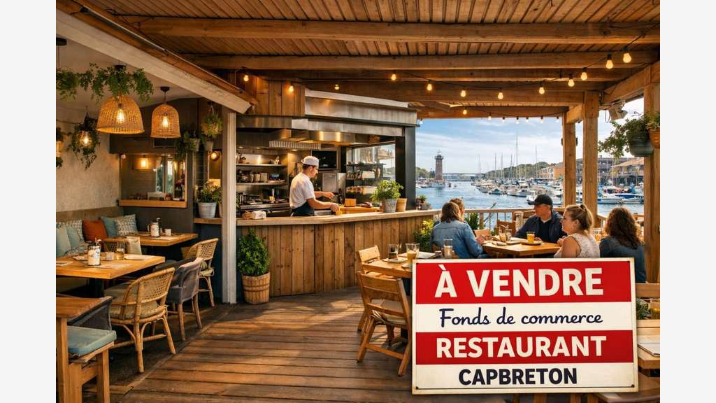 Vente restaurant de charme 40m² à Capbreton port
