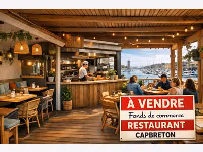 Vente restaurant de charme 40m² à Capbreton port