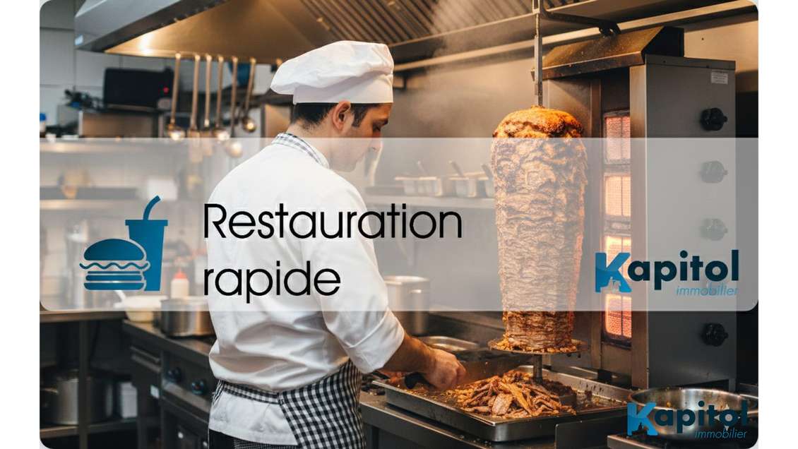 Vente fast food 20 places à Clichy sous Bois