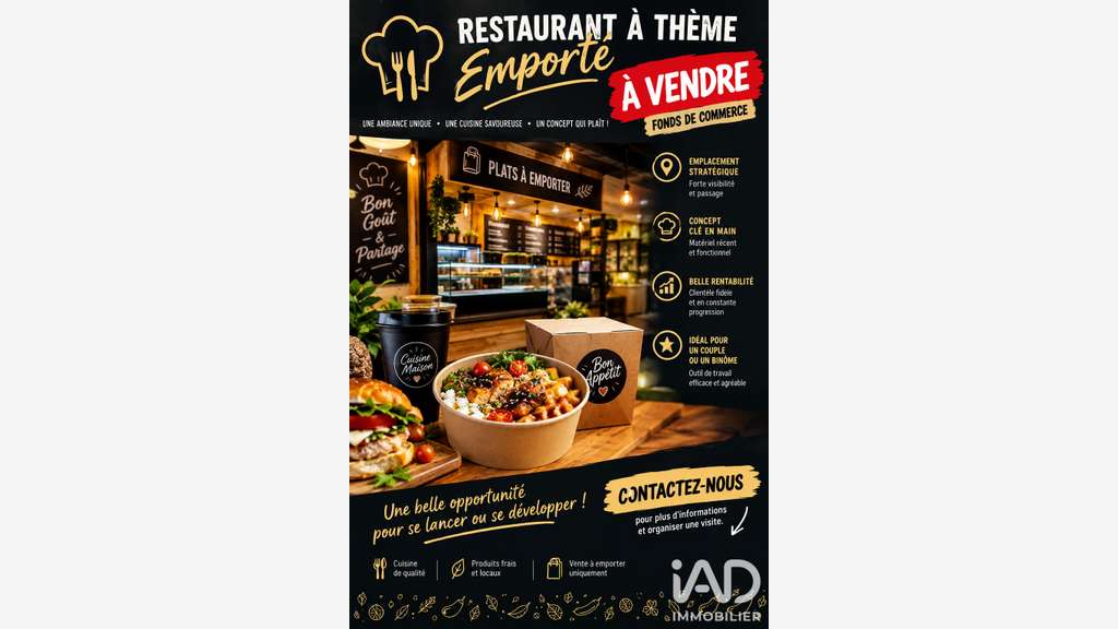 Vente FDC restauration à thème à Fréjus