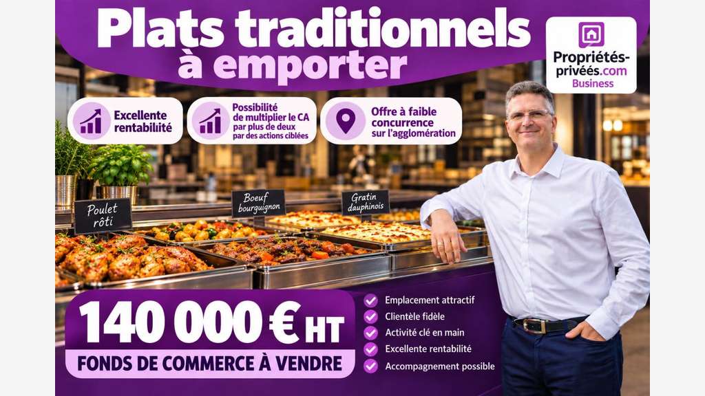 Cède restauration rapide traiteur VAE à Grenoble