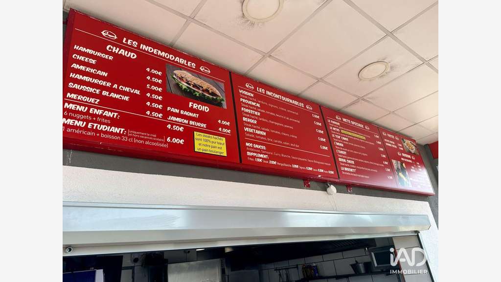 Vente restauration rapide à Hagondange empl n°1