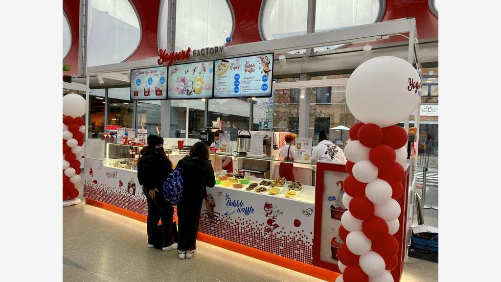 Ouvrez kiosque glace avec terrasse Limoges