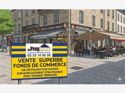 Cède restauration rapide sur axe passant à Limoges
