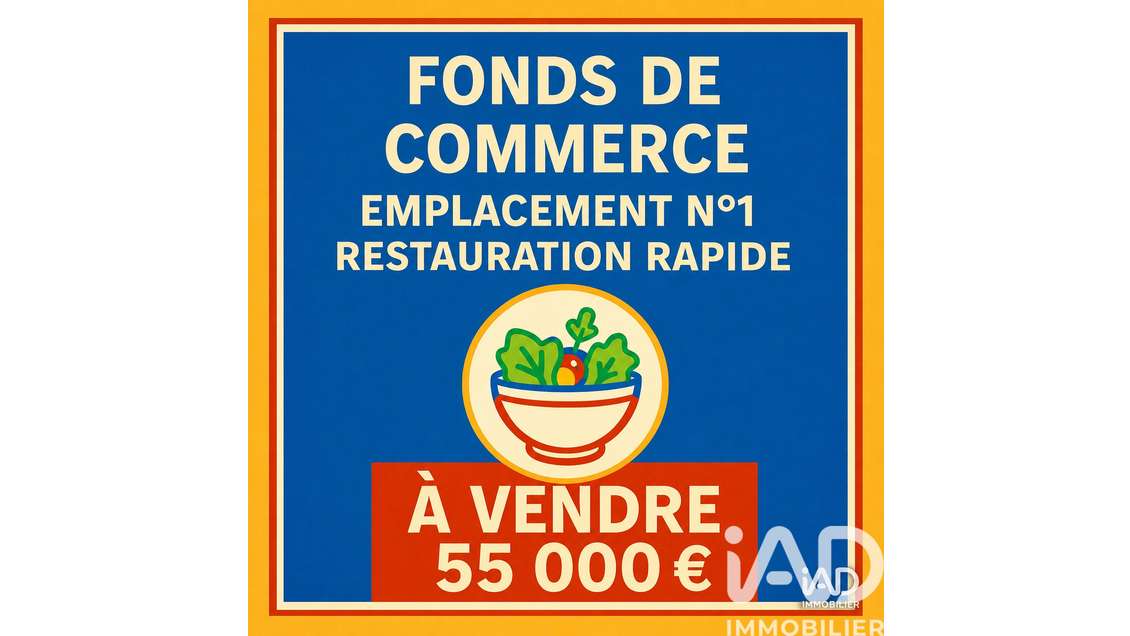 Vente FDC restauration rapide empl N°1 à Marseille