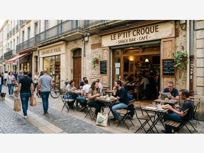 Snack sandwicherie quartier commerçant Montpellier