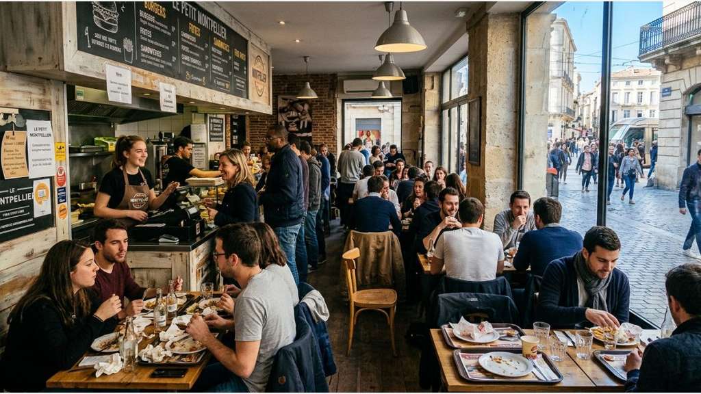 A vendre restaurant rapide à Montpellier centre