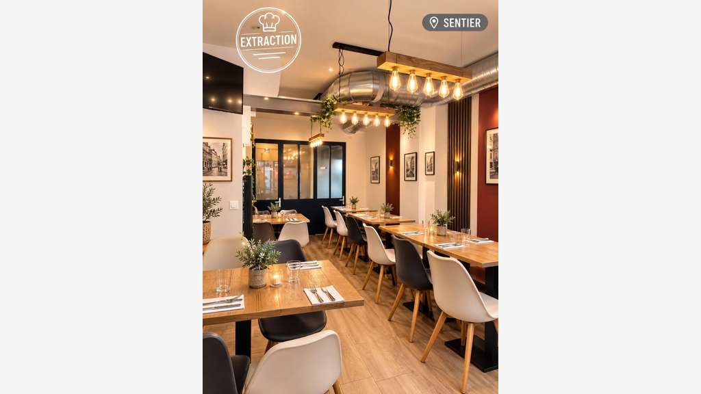 Vente restaurant avec extraction 75002 Sentier