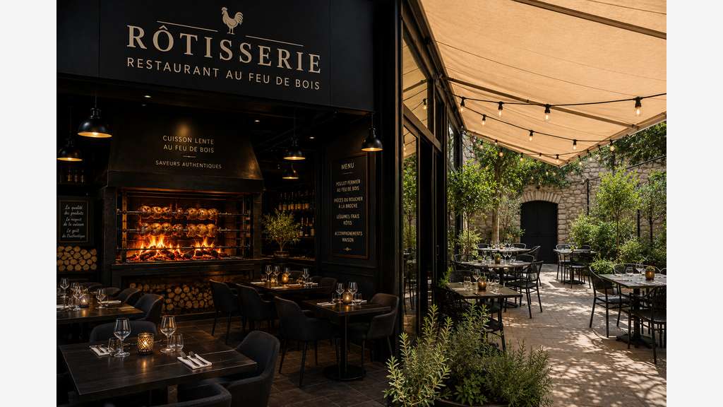 Vente FDC rôtisserie restauration pays d'Aubagne