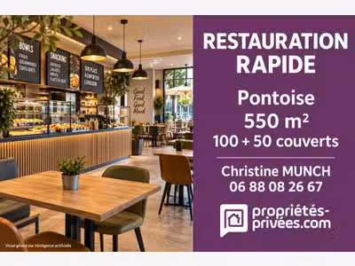 AV FDC restauration rapide snack à Pontoise