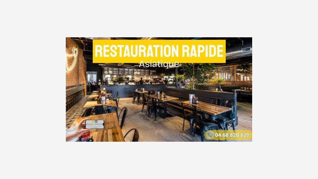 A vendre restauration rapide franchisée dept 66