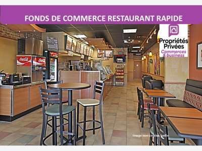 Cède snack restauration rapide 90m² Rouen centre