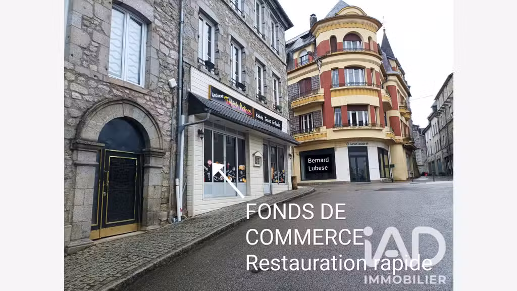 Vente restauration rapide à Ussel centre