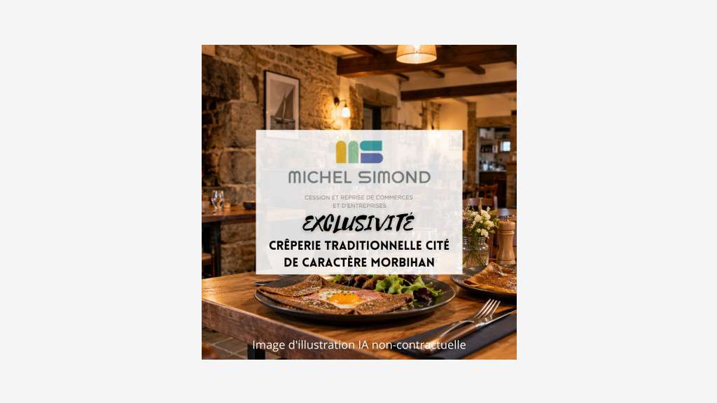 Exclu crêperie traditionnelle cité de caractère 56