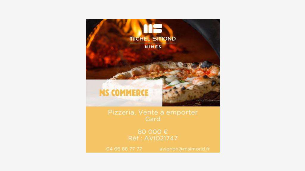 Cession pizzeria vente à emporter à Caveirac